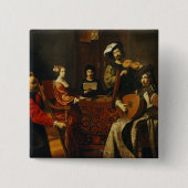 Het concert vierkante button 5,1 cm (Voorkant)