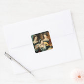 Het concert vierkante sticker (Envelop)