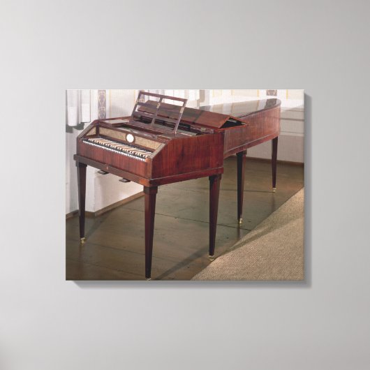 Het concertpiano van Franz Joseph Haydn Canvas Afdruk (Voorkant)
