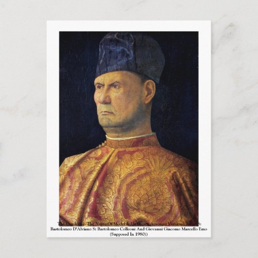 Het Condotier. Briefkaart (Voorkant)