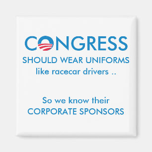 Het Congres heeft uniformen nodig Magneet
