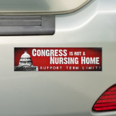 Het Congres is geen verpleeghuis Bumpersticker (Op auto)