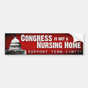 Het Congres is geen verpleeghuis Bumpersticker
