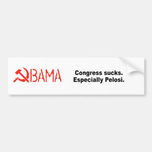 Het Congres is klote. Vooral Pelosi Bumpersticker