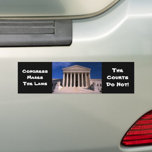 Het Congres maakt de wetten Bumpersticker (Op auto)
