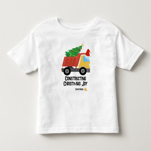 Het construeren van de Vreugdebouwstortplaatsvrach Kinder Shirts (Voorkant)