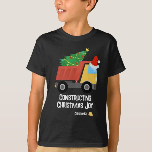 Het construeren van de Vreugdebouwstortplaatsvrach T-shirt (Voorkant)