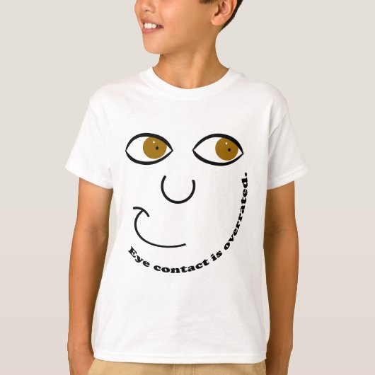Het contact van het oog is de Shirten van Kinderen T-shirt (Voorkant)