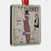 Het continent Via Harwich Metalen Ornament (Rechts)