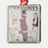 Het continent Via Harwich Metalen Ornament (Links)