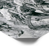 Het continentale leger dat het oude leger afsloot poster (Hoek)