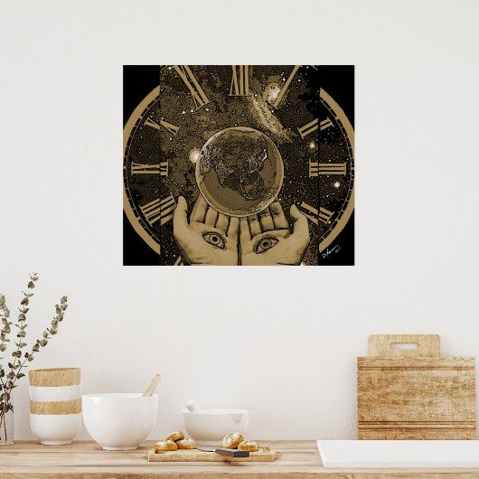 "het continuum" poster (Keuken)