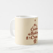 Het Cookie Bak Crew Kerstboom Ontwerp Koffiemok (Voorkant links)