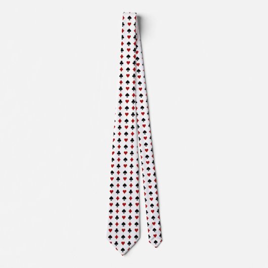 het coole getild kaartgokpatroon stropdas (Voorkant)