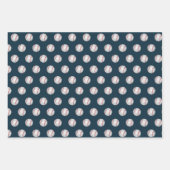 het coole gevlekte honkbalsportpatroon inpakpapier vel (Voorkant)