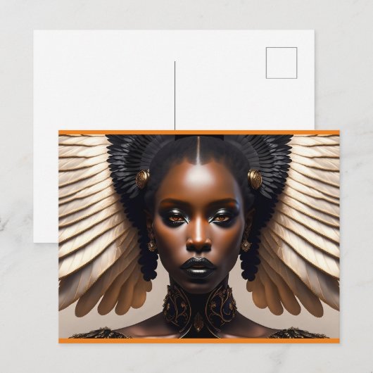 het coole meisje briefkaart (Voorkant / Achterkant)