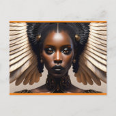 het coole meisje briefkaart (Voorkant)