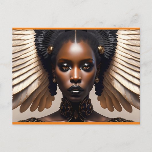 het coole meisje briefkaart (Voorkant)