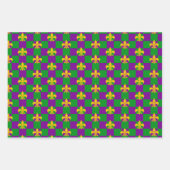 het coole patroon met betonband van Mardi Gras  Inpakpapier Vel (Voorkant 3)