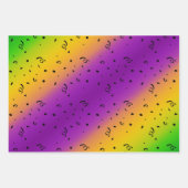 het coole patroon met betonband van Mardi Gras  Inpakpapier Vel (Voorkant 2)