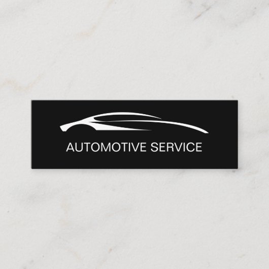 Het coolste budget autobedrijf mini visitekaartje (Voorkant)