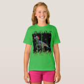 Het coolste Kerst Custom Kind T-shirt voor Din (Voorkant volledig)