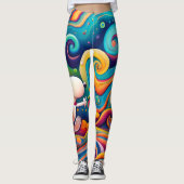 Het coolste shirt van Amerika. Ik hou ervan. Leggings (Voorkant)