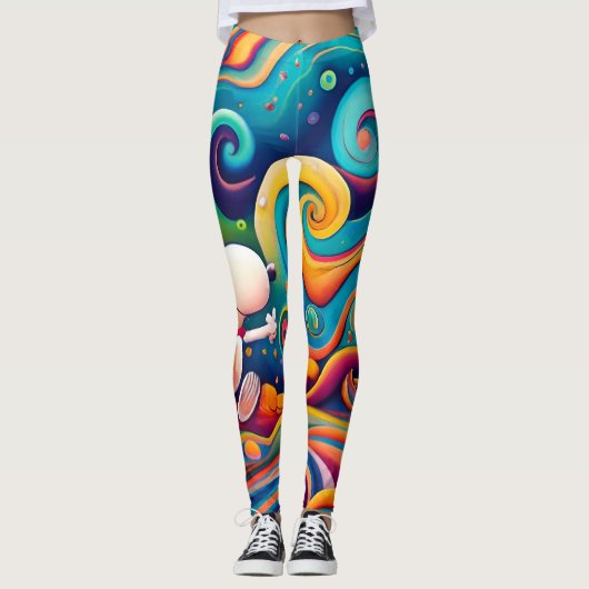 Het coolste shirt van Amerika. Ik hou ervan. Leggings (Voorkant)