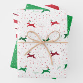 Het coördineren kerstpapier van de Reeks van de Va Inpakpapier Vel (In situ)