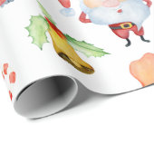 Het coördineren van het Patroon van de Kerst Cadeaupapier (Rol Hoek)