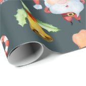 Het coördineren van het Patroon van de Kerst Cadeaupapier (Rol Hoek)