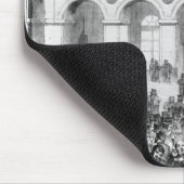 Het "Corbeille" in het Parijse bcourgebouw, 1873 Muismat (Hoek)