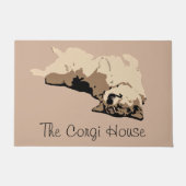 Het Corgi House Deurmat (Voorkant)