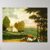 Het Cornell-Boerderij - Edward Hicks Fine Art Post Poster (Voorkant)