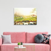 Het Cornell Boerderij (landschap Pennsylvania) Canvas Afdruk (Insitu (Woonkamer))