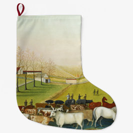 Het Cornell Boerderij (landschap Pennsylvania) Grote Kerstsok