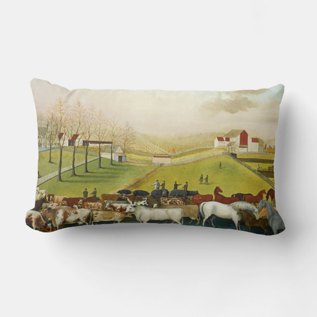 Het Cornell Boerderij (landschap Pennsylvania) Kussen (Voorkant)