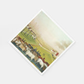 Het Cornell Boerderij (landschap Pennsylvania) Servet (Hoek)