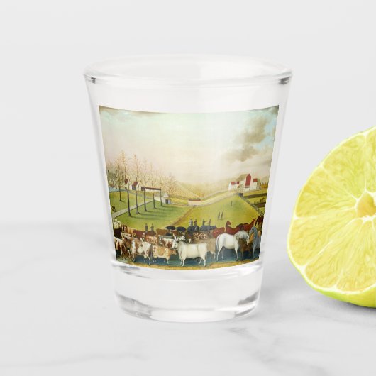 Het Cornell Boerderij (landschap Pennsylvania) Shot Glas (Voorkant)