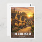 Het Cotswolds Village Briefkaart (Voorkant / Achterkant)