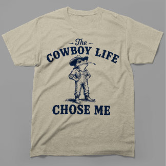 Het Cowboy Leven Koos Mij Grappige Kikker T-shirt