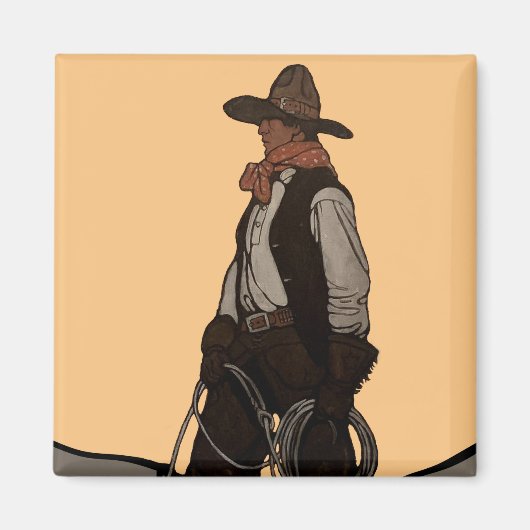 Het Cowboy Magazine Hoesje van NC Wyeth Magneet (Voorkant)