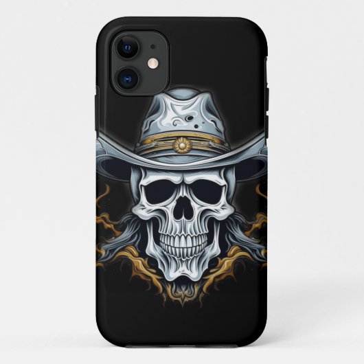 Het cowboyskelet Case-Mate iPhone case (Achterkant)