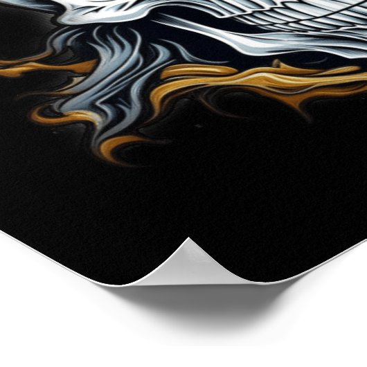 Het cowboyskelet poster (Hoek)