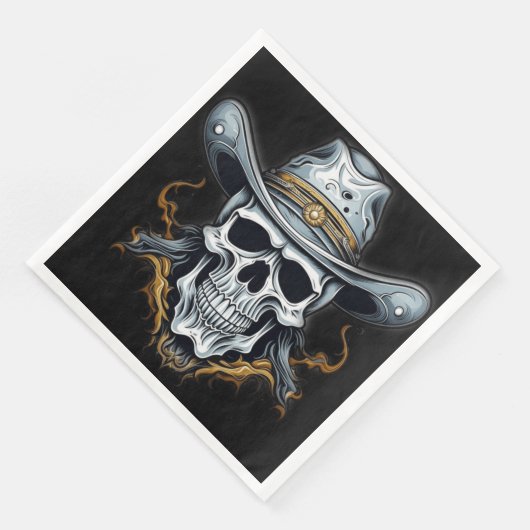 Het cowboyskelet servet (Hoek)