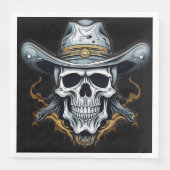 Het cowboyskelet servet (Voorkant)