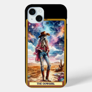 Het Cowgirl Tarot Kaart Collectie iPhone 15 Mini Hoesje