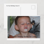 Het Crazy Cookie Birthday Briefkaart (Voorkant / Achterkant)