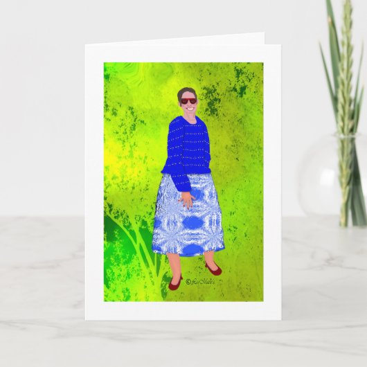 Het creatieve ontwerp van Active LeeMarie Kaart (Voorkant)