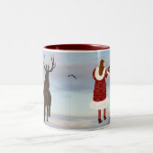 Het creatieve ontwerp van Bilingue Lee Marie Tweekleurige Koffiemok (Center)